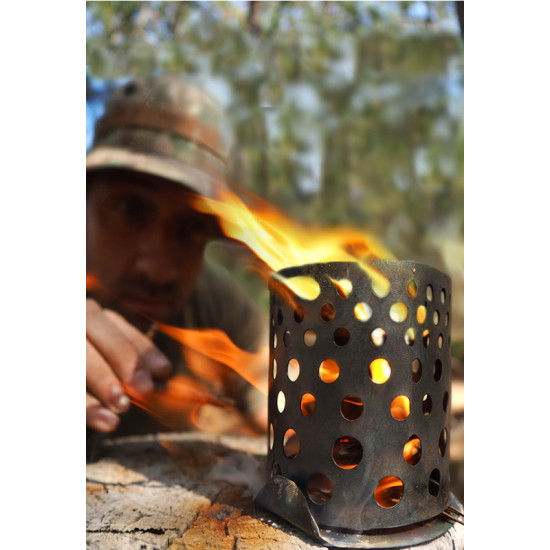 “Hobo” camping wood stove